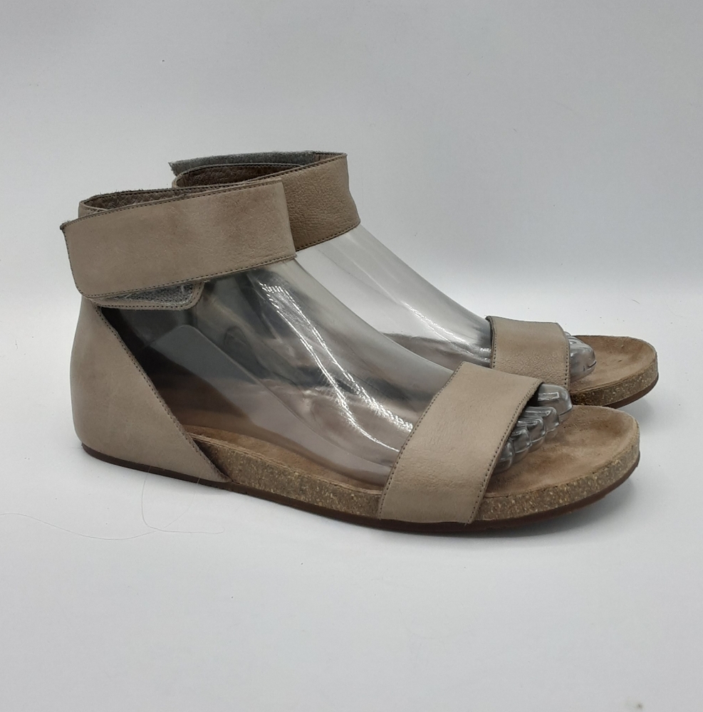 Chocolat Blu York Leather Ankle Strap Sandal